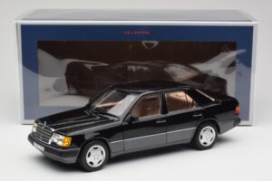 Mercedes 230E W124 AMG Wheels Melns Ierobežots Izdevums Norev 1:18 183950 Metāls — attēls 12 no 12