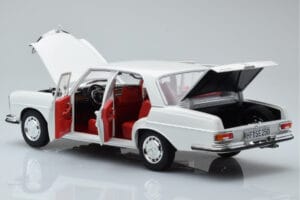 Mercedes 250 SE W108 Balts Ierobežots Izdevums Norev 1:18 183763 Metāls — attēls 5 no 8