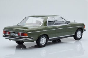Mercedes 280 CE W123 Coupe Zaļš Norev 1:18 183704 Metāls — attēls 2 no 6