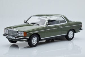 Mercedes 280 CE W123 Coupe Zaļš Norev 1:18 183704 Metāls