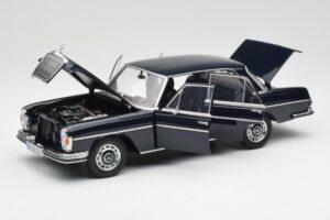 Mercedes 280 SE W108 Midnight Zils Norev 1:18 B66040597 Metāls — attēls 2 no 8