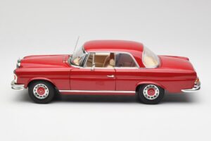 Mercedes 280 SE W108 Sarkans Norev 1:18 193527 Metāls — attēls 4 no 8