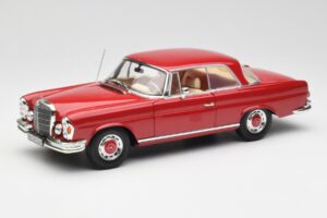 Mercedes 280 SE W108 Sarkans Norev 1:18 193527 Metāls
