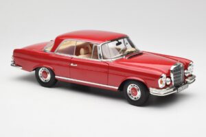 Mercedes 280 SE W108 Sarkans Norev 1:18 193527 Metāls — attēls 6 no 8