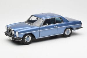 Mercedes 280C/8 W114 Coupe Zils Metallic AUTOart 1:18 76187 Metāls