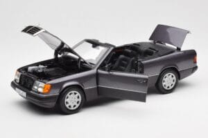 Mercedes 300 CE-24 W124 Kabriolets Violets Metallic Norev 1:18 183567 Metāls — attēls 2 no 10
