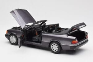 Mercedes 300 CE-24 W124 Kabriolets Violets Metallic Norev 1:18 183567 Metāls — attēls 7 no 10