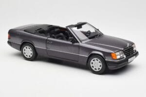 Mercedes 300 CE-24 W124 Kabriolets Violets Metallic Norev 1:18 183567 Metāls — attēls 8 no 10