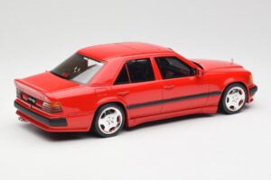 Mercedes 300E W124 6.0 AMG Signal Sarkans Otto 1:18 OT1104 Sveķi — attēls 2 no 6