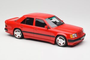 Mercedes 300E W124 6.0 AMG Signal Sarkans Otto 1:18 OT1104 Sveķi — attēls 4 no 6