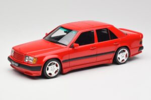 Mercedes 300E W124 6.0 AMG Signal Sarkans Otto 1:18 OT1104 Sveķi