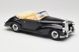 Mercedes 300 S W188 Kabriolets Melns Tchibo 1:18 36782 Metāls — attēls 6 no 8