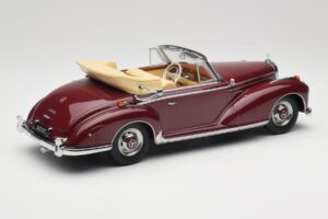 Mercedes 300 SC W188 Kabriolets Tumši Sarkans KK-Scale 1:18 KKDC180942 Metāls — attēls 2 no 6