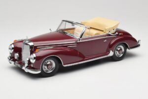 Mercedes 300 SC W188 Kabriolets Tumši Sarkans KK-Scale 1:18 KKDC180942 Metāls
