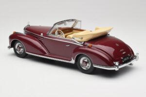 Mercedes 300 SC W188 Kabriolets Tumši Sarkans KK-Scale 1:18 KKDC180942 Metāls — attēls 5 no 6