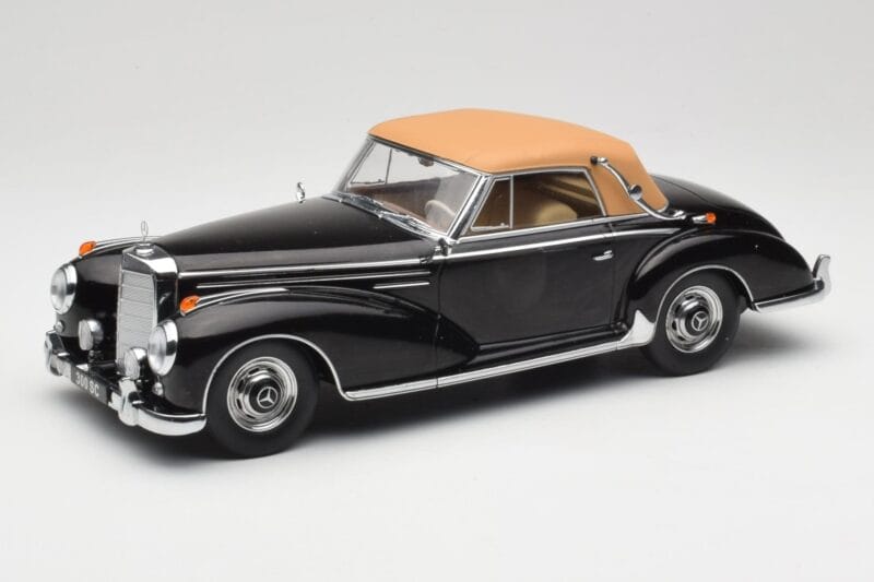 Mercedes 300 SC W188 Kabriolets Softtop Melns KK-Scale 1:18 KKDC180943 Metāls