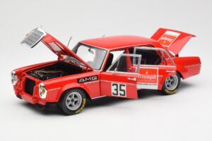 Mercedes 300 SEL 6.8 #35 H. Kelleners Hockenheim 1973 Minichamps 1:18 100713435 Metāls — attēls 2 no 8
