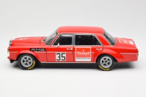 Mercedes 300 SEL 6.8 #35 H. Kelleners Hockenheim 1973 Minichamps 1:18 100713435 Metāls — attēls 4 no 8