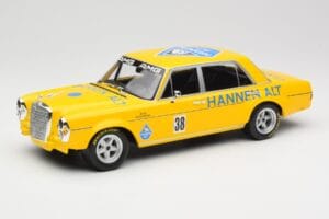 Mercedes 300 SEL 6.8 W109 #38 H. Heyer Season Finale Hockenheim 1971 Minichamps 1:18 155713438 Metāls