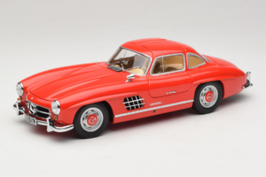 Mercedes 300 SL Gullwing Sarkans Minichamps 1:18 180039001 Metāls