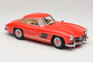 Mercedes 300 SL Gullwing Sarkans Minichamps 1:18 180039001 Metāls — attēls 6 no 8
