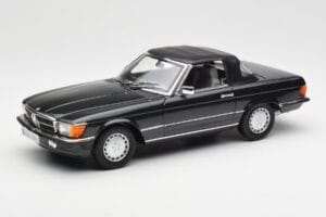 Mercedes 300 SL R107 Melns Pearl Dīlera Izdevums Norev 1:18 B66040678 Metāls — attēls 3 no 10