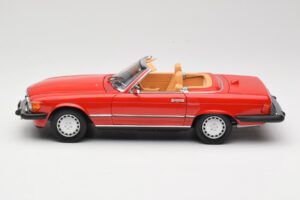 Mercedes 300 SL R107 Sarkans Norev 1:18 B66040623 Metāls — attēls 4 no 8