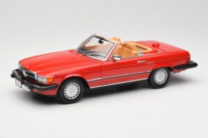 Mercedes 300 SL R107 Sarkans Norev 1:18 B66040623 Metāls