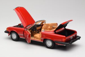 Mercedes 300 SL R107 Sarkans Norev 1:18 B66040623 Metāls — attēls 5 no 8