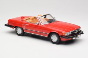Mercedes 300 SL R107 Sarkans Norev 1:18 B66040623 Metāls — attēls 6 no 8