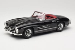 Mercedes 300 SL W198 Roadster Melns Minichamps 1:18 180039036 Metāls