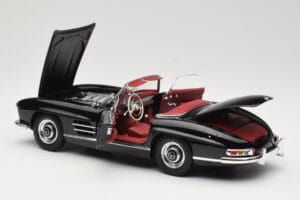 Mercedes 300 SL W198 Roadster Melns Minichamps 1:18 180039036 Metāls — attēls 5 no 8