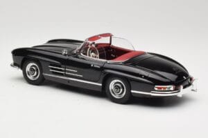 Mercedes 300 SL W198 Roadster Melns Minichamps 1:18 180039036 Metāls — attēls 7 no 8