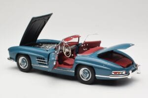 Mercedes 300 SL W198 Roadster Zils Minichamps 1:18 180039035 Metāls — attēls 5 no 8