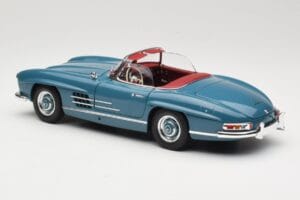 Mercedes 300 SL W198 Roadster Zils Minichamps 1:18 180039035 Metāls — attēls 7 no 8