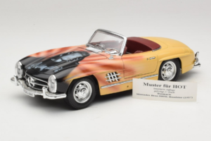 Mercedes 300 SL Roadster Rosemarie Muster Ierobežots Izdevums 18/27 Bburago 1:18 3023-M1 Metāls