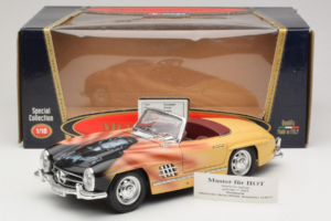 Mercedes 300 SL Roadster Rosemarie Muster Ierobežots Izdevums 18/27 Bburago 1:18 3023-M1 Metāls — attēls 8 no 8