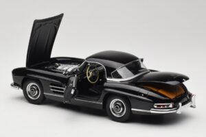 Mercedes 300 SL W198 Roadster With Hardtop Melns Minichamps 1:18 180039040 Metāls — attēls 5 no 8