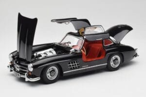 Mercedes 300 SL W198 Melns Minichamps 1:18 180039004 Metāls — attēls 2 no 8