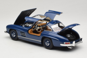 Mercedes 300 SL W198 Zils Norev 1:18 183852 Metāls — attēls 5 no 8