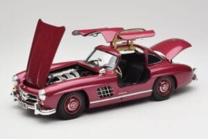 Mercedes 300 SL W198 Uguns Sarkans Minichamps 1:18 180039008 Metāls — attēls 2 no 8