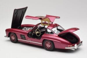 Mercedes 300 SL W198 Uguns Sarkans Minichamps 1:18 180039008 Metāls — attēls 5 no 8