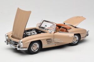 Mercedes 300 SL W198 Roadster Gaišbrūns Minichamps 1:18 180039032 Metāls — attēls 2 no 8