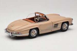 Mercedes 300 SL W198 Roadster Gaišbrūns Minichamps 1:18 180039032 Metāls — attēls 3 no 8