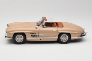 Mercedes 300 SL W198 Roadster Gaišbrūns Minichamps 1:18 180039032 Metāls — attēls 4 no 8