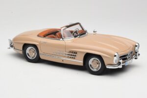 Mercedes 300 SL W198 Roadster Gaišbrūns Minichamps 1:18 180039032 Metāls — attēls 6 no 8