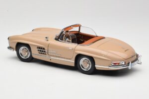 Mercedes 300 SL W198 Roadster Gaišbrūns Minichamps 1:18 180039032 Metāls — attēls 7 no 8
