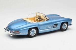 Mercedes 300 SL W198 Roadster Hardtop Light Blue Metallic Minichamps 1:18 180039042 Metāls — attēls 4 no 9