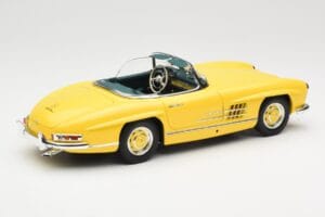 Mercedes 300 SL W198 Roadster Hardtop Signal Yellow Minichamps 1:18 180039044 Metāls — attēls 4 no 9