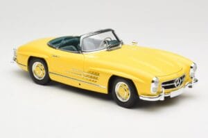 Mercedes 300 SL W198 Roadster Hardtop Signal Yellow Minichamps 1:18 180039044 Metāls — attēls 7 no 9